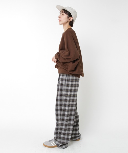 RNA-N(アールエヌエーエヌ)の「R4409 ツイーディーチェックパンツ(その他パンツ・レディース・キャメル/ブラウン/ブラック・FREE)」の11枚目の写真