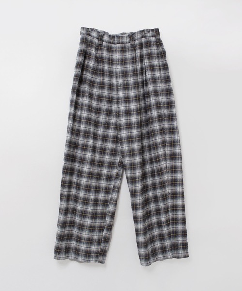 RNA-N(アールエヌエーエヌ)の「R4409 ツイーディーチェックパンツ(その他パンツ・レディース・キャメル/ブラウン/ブラック・FREE)」の6枚目の写真