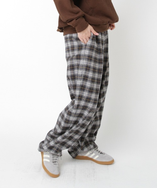 RNA-N(アールエヌエーエヌ)の「R4409 ツイーディーチェックパンツ(その他パンツ・レディース・キャメル/ブラウン/ブラック・FREE)」の4枚目の写真