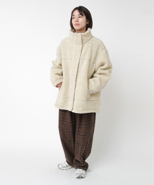 RNA-N(アールエヌエーエヌ)の「R4409 ツイーディーチェックパンツ(その他パンツ・レディース・キャメル/ブラウン/ブラック・FREE)」の14枚目の写真
