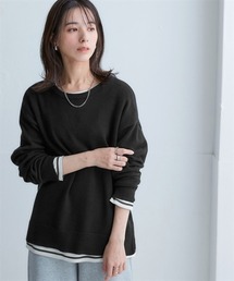 nissen | 洗えるクルーネックオーバーサイズニット【毛玉になりにくいふんわりもちもち素材】＜大きいサイズ有＞(ニット/セーター)