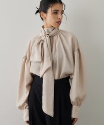 Whim Gazette　ウィムガゼット　25SSボウタイブラウス Whim Gazette｜ウィムガゼットのシャツ/ブラウス（ボウタイ襟