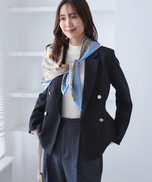 ROPE' PICNIC | レディハンサムシリーズ ウールライク金ボタンジャケット(総裏地)/セットアップ対応(テーラードジャケット)