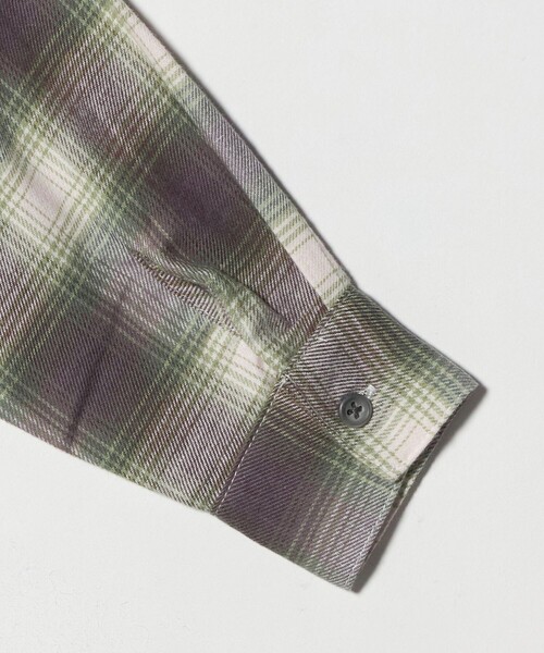 green label relaxing（グリーンレーベルリラクシング）の「オンブレチェック シャツ / キッズ  100cm-160cm（シャツ/ブラウス・キッズ・イエロー/ケリーグリーン・110cm/100cm/120cm/130cm/140cm/150cm/160cm）」の12枚目の写真