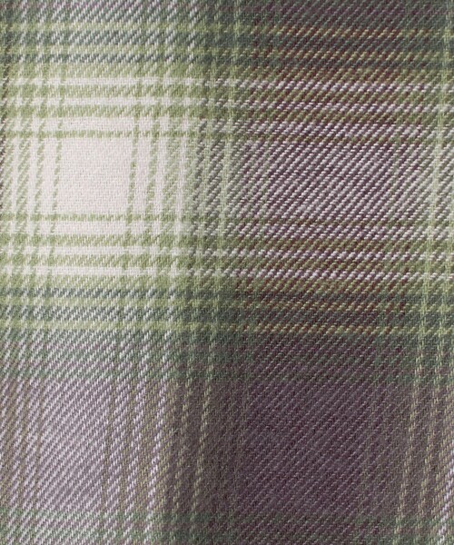 green label relaxing（グリーンレーベルリラクシング）の「オンブレチェック シャツ / キッズ  100cm-160cm（シャツ/ブラウス・キッズ・イエロー/ケリーグリーン・110cm/100cm/120cm/130cm/140cm/150cm/160cm）」の9枚目の写真