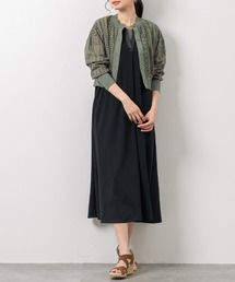 aunt lily（アントリリー）の「カットワーク刺繍カーディガン｜綿 コットン カーデ 刺繍  軽量 手洗い可 ナチュラル エレガンス（カーディガン/ボレロ）」