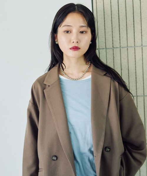 LEPSIM（レプシィム）の「Wブレストミドルジャケット 579075