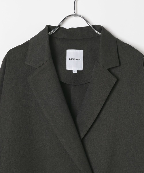 LEPSIM（レプシィム）の「Wブレストミドルジャケット 579075