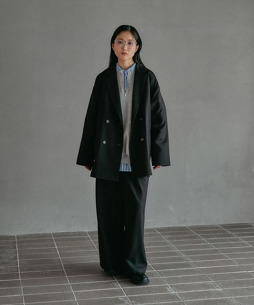 セール】Wブレストミドルジャケット 579075（テーラードジャケット