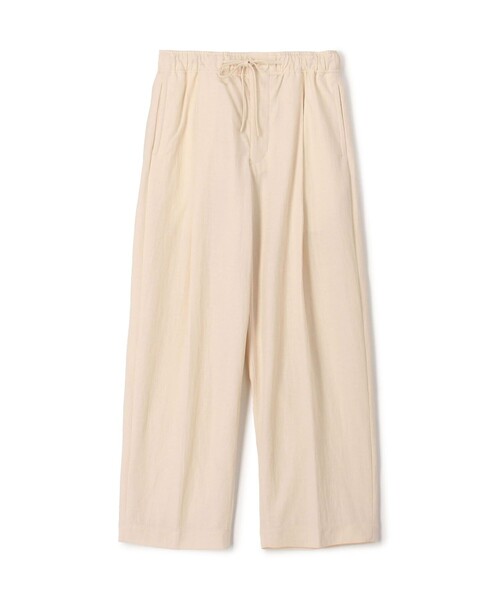 HAVERSACK(ハバーザック)の「HAVERSACK ATTIRE レーヨンナイロン イージーパンツ(その他パンツ・メンズ・イエロー/ライトベージュ・M)」の1枚目の写真