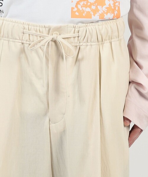 HAVERSACK(ハバーザック)の「HAVERSACK ATTIRE レーヨンナイロン イージーパンツ(その他パンツ・メンズ・イエロー/ライトベージュ・M)」の8枚目の写真