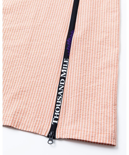 THOUSAND MILE（サウザンドマイル）の「[L's]SHORT SLEEVE SKIPPER OP SEERSUCKER STRIPE/ショートスリーブスキッパーワンピース シアサッカーストライプ（ワンピース・レディース・オレンジ系その他/ブルー系その他/グリーン系その他・FREE）」の8枚目の写真