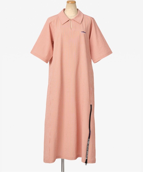 セール】[L's]SHORT SLEEVE SKIPPER OP SEERSUCKER STRIPE/ショート