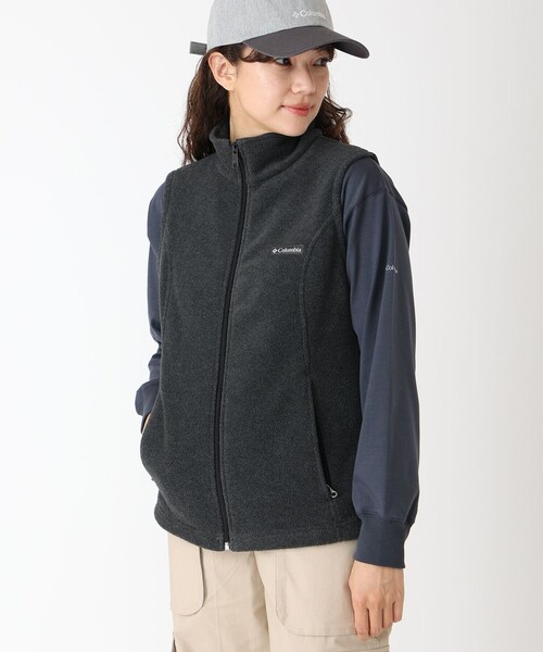 Columbia(コロンビア)の「Columbia/ウィメンズ ベントンスプリングス ベスト フリース/コロンビア(ベスト・レディース・ブルー/チャコールグレー/グレー/ブラック・XL/L/M/S)」の2枚目の写真