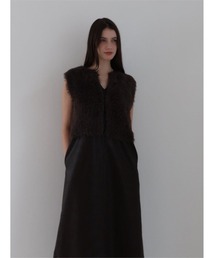celon（セロン）の「mink-like fur short vest（ベスト）」