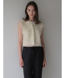 celon（セロン）の「mink-like fur short vest（ベスト）」