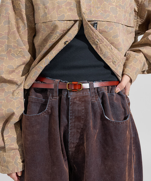 セール】ピンストレザーベルト（ベルト）｜FREAK'S STORE（フリークス