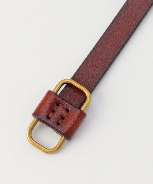 FREAK'S STORE（フリークスストア）の「ピンストレザーベルト（ベルト・レディース・ブラウン/ブラック・ONE SIZE）」の10枚目の写真