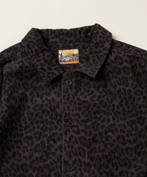 クーティー シャツジャケット XL レオパード コーデュロイ COOTIE