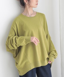 n'OrLABEL（ノアールレーベル）の「【機能素材】『はぐもちバンザイニットプルオーバー』（ニット/セーター）」