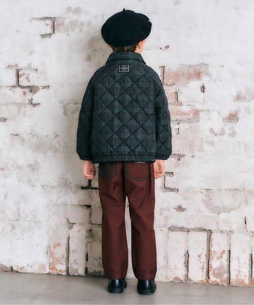apres les cours(アプレレクール)の「リバーシブルキルトジャケット(テーラードジャケット・キッズ・ブラック/ベージュ・80/90/100/110/120/130)」の14枚目の写真