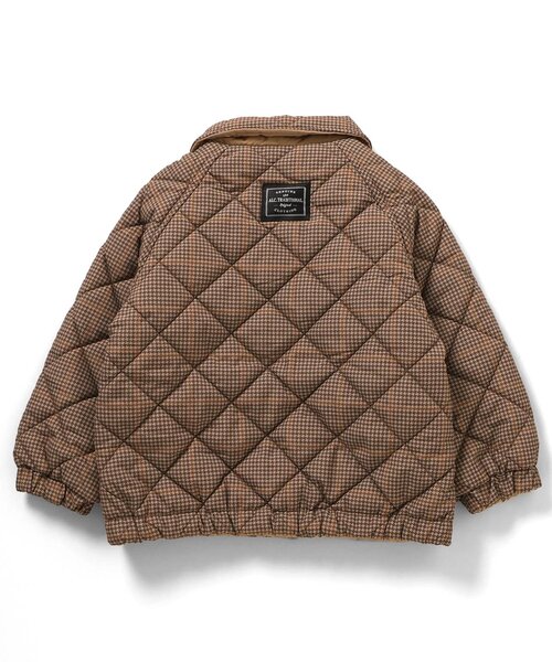 apres les cours(アプレレクール)の「リバーシブルキルトジャケット(テーラードジャケット・キッズ・ブラック/ベージュ・80/90/100/110/120/130)」の4枚目の写真