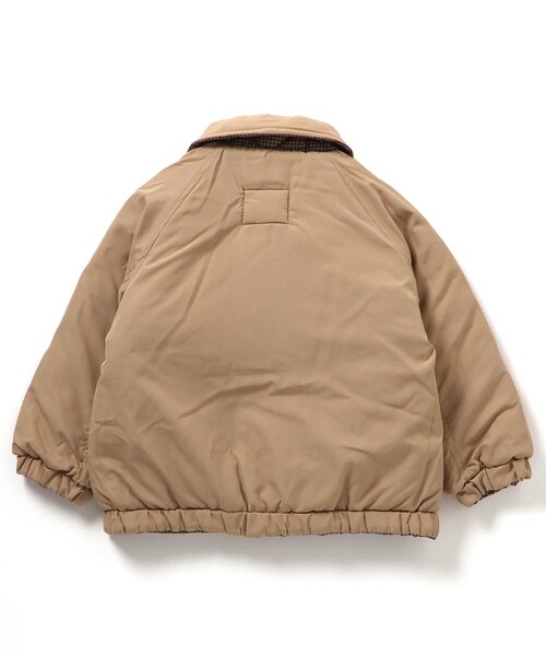 apres les cours(アプレレクール)の「リバーシブルキルトジャケット(テーラードジャケット・キッズ・ブラック/ベージュ・80/90/100/110/120/130)」の8枚目の写真