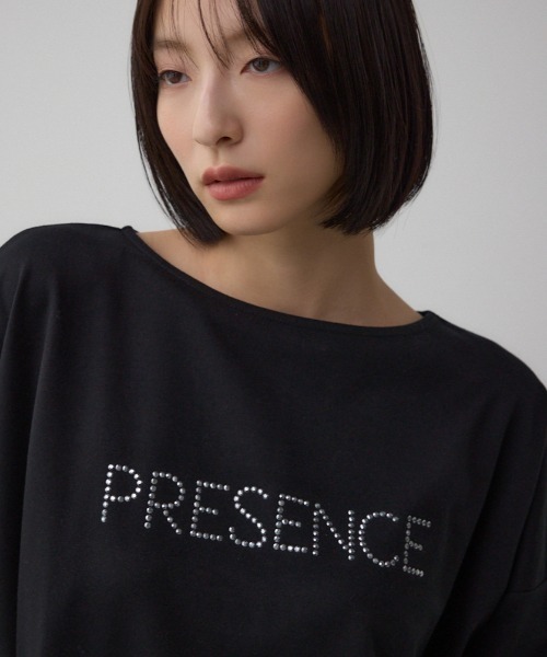 AZUL by moussy（アズールバイマウジー）の「アソートプリントロングTシャツ（Tシャツ/カットソー・レディース・アイボリー/ブラック/オフホワイト/ブラウン・FREE）」の4枚目の写真