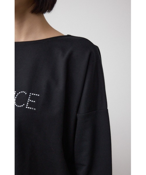 AZUL by moussy（アズールバイマウジー）の「アソートプリントロングTシャツ（Tシャツ/カットソー・レディース・アイボリー/ブラック/オフホワイト/ブラウン・FREE）」の7枚目の写真