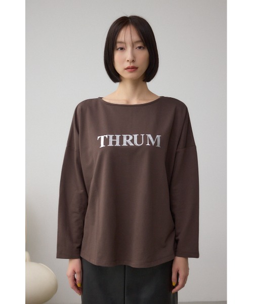 AZUL by moussy（アズールバイマウジー）の「アソートプリントロングTシャツ（Tシャツ/カットソー・レディース・アイボリー/ブラック/オフホワイト/ブラウン・FREE）」の15枚目の写真