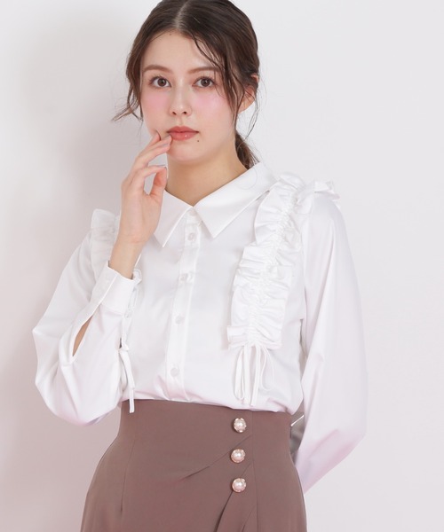 ◇ショルダーフリルブラウス（シャツ/ブラウス）｜JILL by JILL STUART