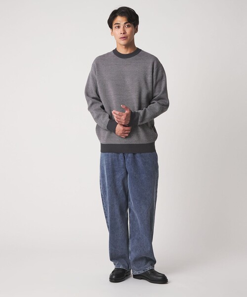 A DAY IN THE LIFE UNITED ARROWS(アデイインザライフユナイテッドアローズ)の「カラー バギーデニム<A DAY IN THE LIFE>(デニムパンツ・メンズ・ベージュ/モカ/ネイビー・M/L)」の5枚目の写真