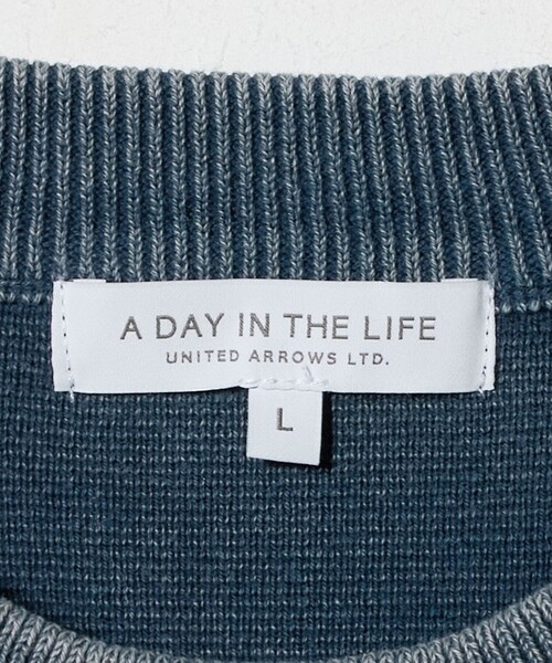 A DAY IN THE LIFE UNITED ARROWS(アデイインザライフユナイテッドアローズ)の「フェード ハイゲージ ミラノリブ ニット-ウォッシャブル-<A DAY IN THE LIFE>(ニット/セーター・メンズ・ダークブラウン/ブラック/ネイビー・M/L)」の15枚目の写真