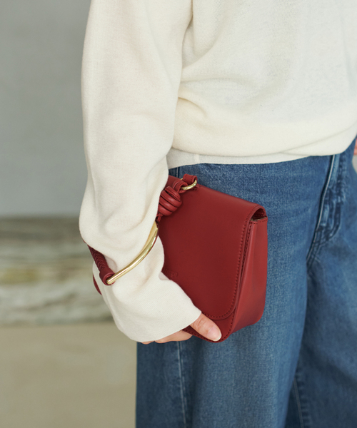 plage（プラージュ）の「BADINAGE / バディナージュ SIRINDA MINI バッグ（ハンドバッグ・レディース・レッド・FREE）」の3枚目の写真