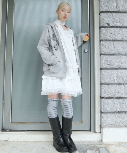 Uglyshadow】【アグリーシャドウ】リバーシブルシャーリングジャケット