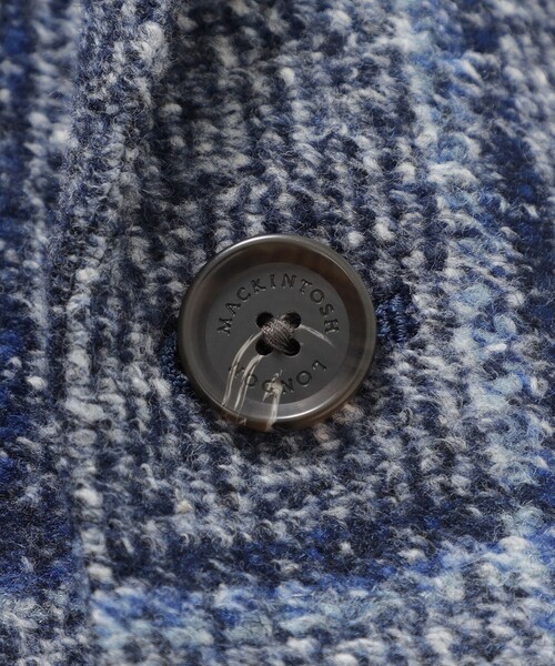 MACKINTOSH LONDON(マッキントッシュ ロンドン)の「【FLEX JERSEY】【ROMA/ローマ】チェックジャケット(テーラードジャケット・メンズ・ブルー・38/40)」の8枚目の写真