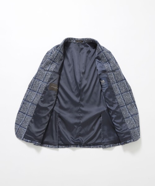 MACKINTOSH LONDON(マッキントッシュ ロンドン)の「【FLEX JERSEY】【ROMA/ローマ】チェックジャケット(テーラードジャケット・メンズ・ブルー・38/40)」の9枚目の写真