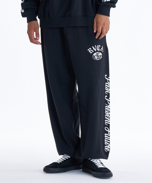 RVCA(ルーカ)の「RVCA VA WORLD WIDE PT(スウェットパンツ・メンズ・ホワイト系2/ブラック/チャコール・S/M/L)」の2枚目の写真