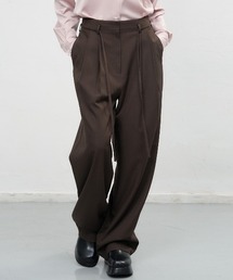 GENERAL IDEA | 【GENERAL IDEA】ベルト付き2タックワイドスラックス / BELTED TWO TUCK WIDE SLACKS(スラックス)