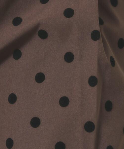 ITS'DEMO（イッツデモ）の「【手洗い可／ウエストゴム】フロッキードットパンツ（その他パンツ・レディース・ブラウン系その他2/チャコール/ブラック系・00）」の18枚目の写真