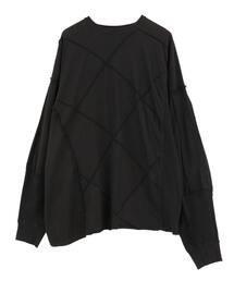 CURRENTAGE（カレンテージ）の「Patchwork jersey long T-shirt（Tシャツ/カットソー）」