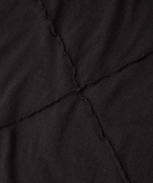 CURRENTAGE（カレンテージ）の「Patchwork jersey long T-shirt（Tシャツ/カットソー・メンズ・ブラック・FREE）」の13枚目の写真
