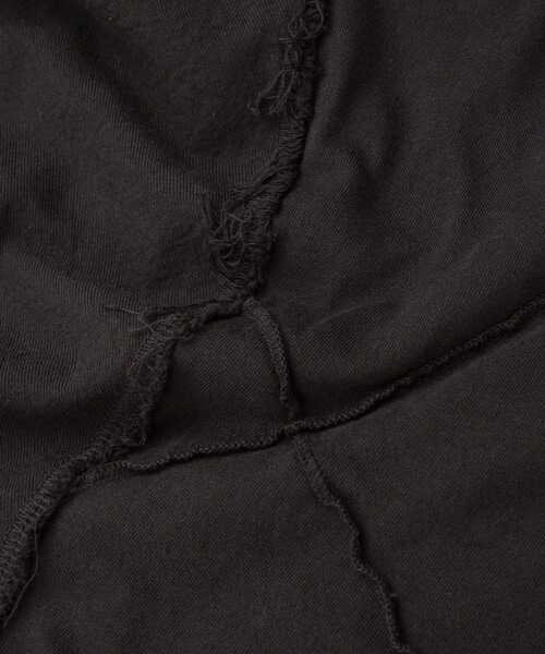 CURRENTAGE（カレンテージ）の「Patchwork jersey long T-shirt（Tシャツ/カットソー・メンズ・ブラック・FREE）」の15枚目の写真
