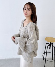 INGNI SOELA（イングソエラ）の「【INGNI　SOELA】ルーズニットパーカー／WEB限定（ニット/セーター）」