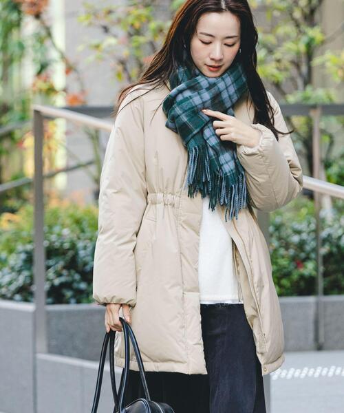 セール】スタンドカラードロストダウンコート（ダウンジャケット