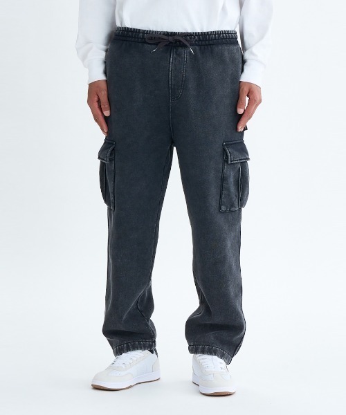DC SHOES（ディーシーシューズ）の「ディーシーシューズ  25 HIDDEN FLEECE CARGO PANT アウトドアカジュアル ロングパンツ（カーゴパンツ・メンズ・ダークグレー/アイボリー・M/L/LL）」の5枚目の写真