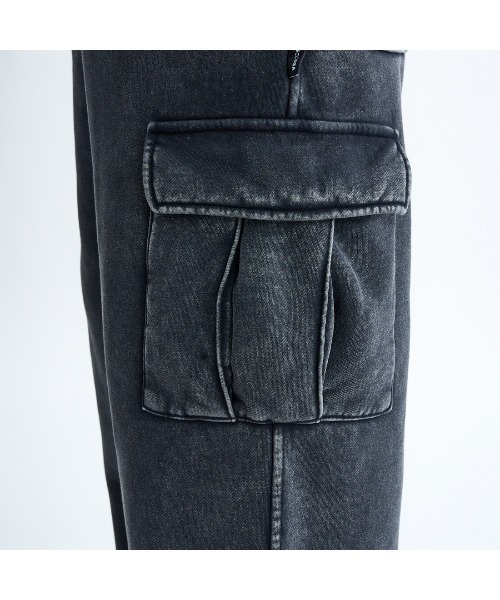 DC SHOES（ディーシーシューズ）の「ディーシーシューズ  25 HIDDEN FLEECE CARGO PANT アウトドアカジュアル ロングパンツ（カーゴパンツ・メンズ・ダークグレー/アイボリー・M/L/LL）」の12枚目の写真