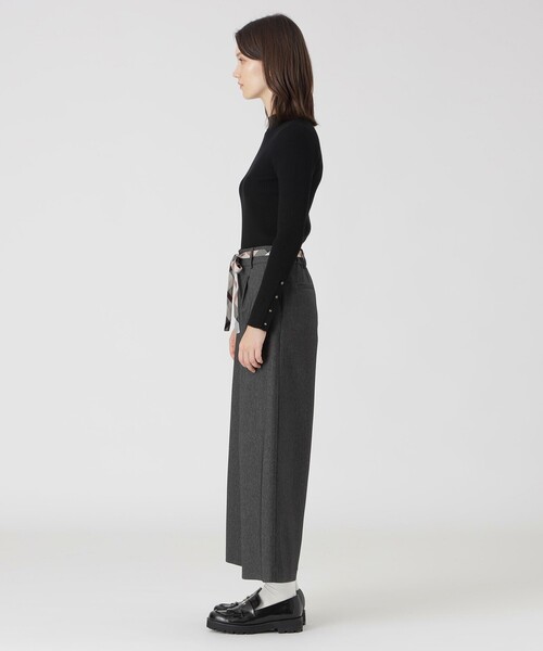 BLUE LABEL CRESTBRIDGE（ブルーレーベルクレストブリッジ）の「【一部店舗限定】デニムライクワイドパンツ（その他パンツ・レディース・ブラック/ネイビー・36/40/38）」の7枚目の写真