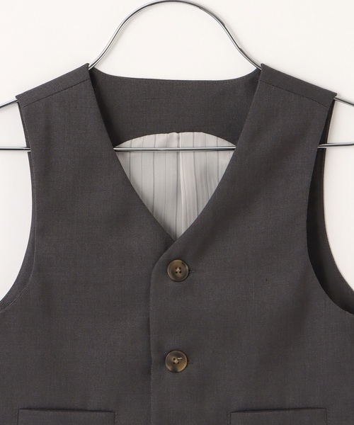 petit main（プティマイン）の「【セミフォーマル】フォーマルベスト（スーツベスト・キッズ・ライトグレー/チャコール・130cm/120cm/110cm/100cm/90cm）」の10枚目の写真