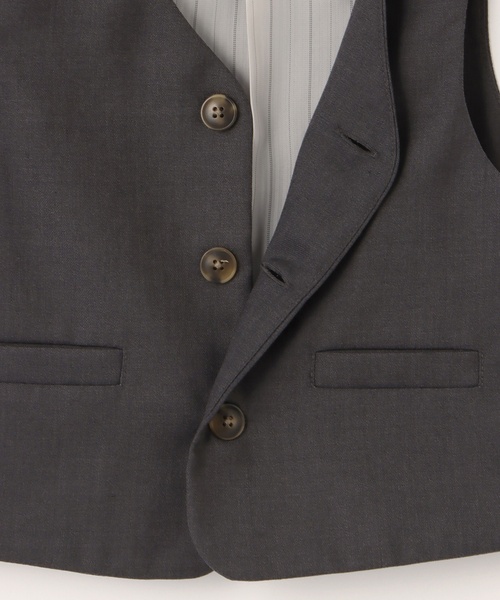 petit main（プティマイン）の「【セミフォーマル】フォーマルベスト（スーツベスト・キッズ・ライトグレー/チャコール・130cm/120cm/110cm/100cm/90cm）」の12枚目の写真